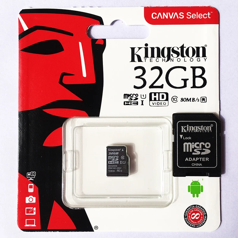 Tarjeta microSD Kingston 32 GB