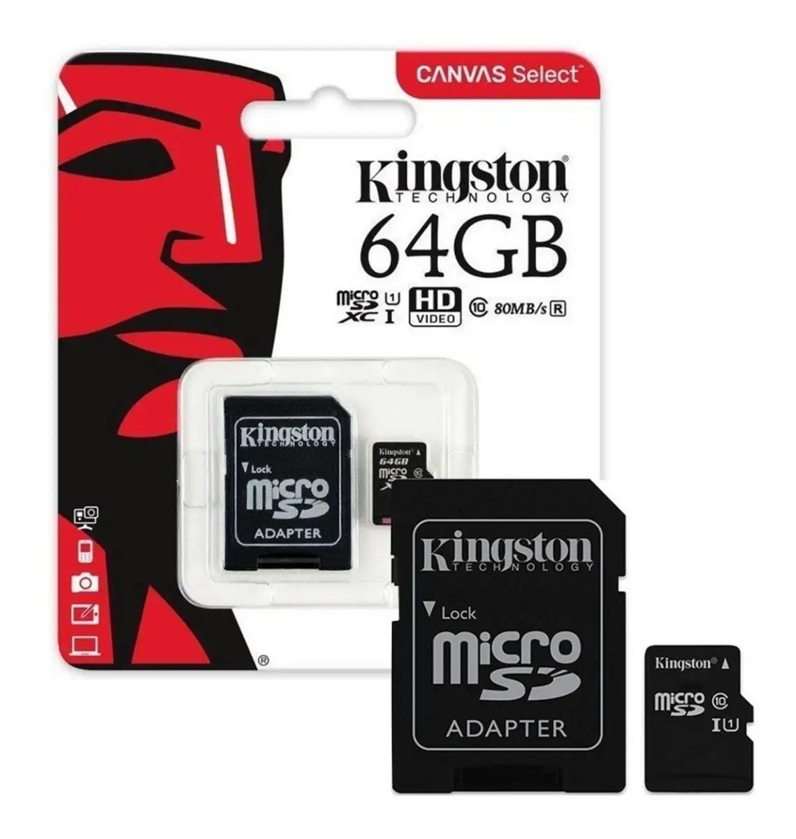 Tarjeta microSD Kingston 64gb