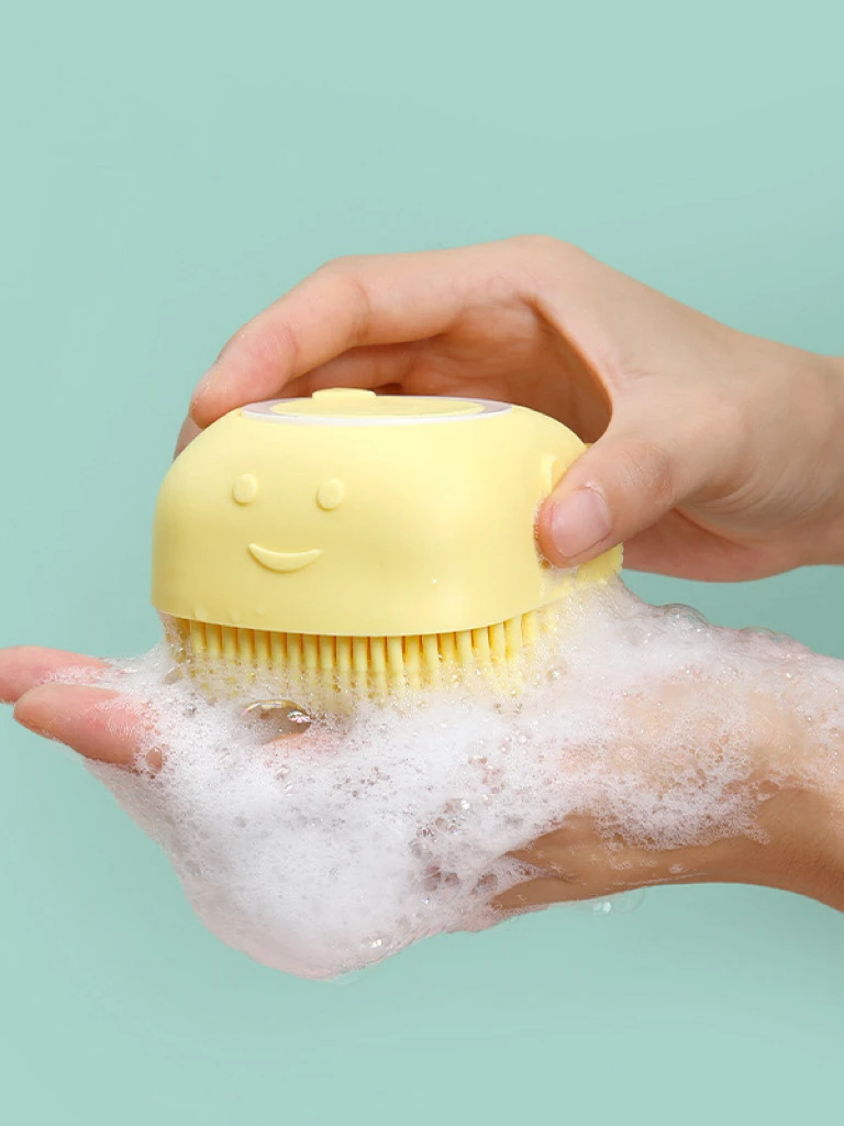 Cepillo de baño de silicona suave