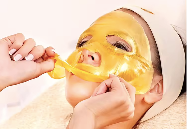 Mascarillas Facial de Cristal de Colágeno