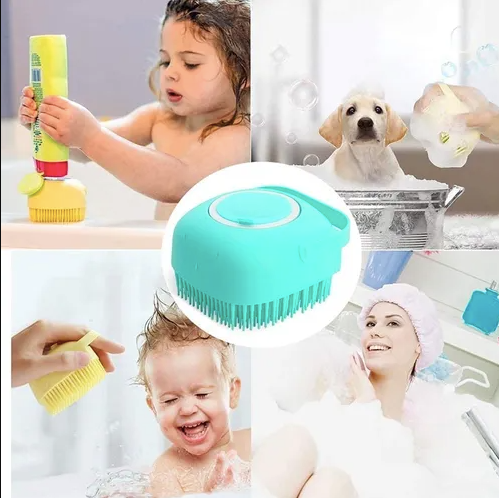 Cepillo de baño de silicona suave