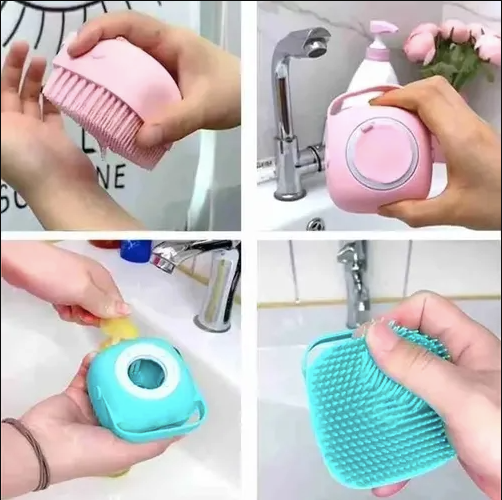 Cepillo de baño de silicona suave