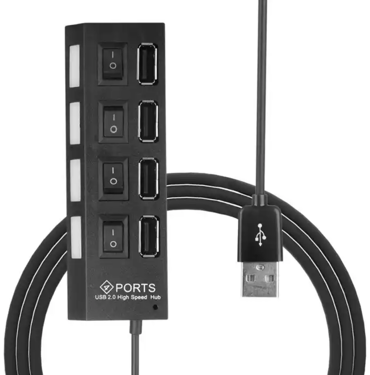 Hub de 4 puertos: Cable adaptador USB2.0