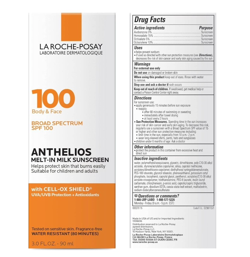 PROTECTOR SOLAR LA ROCHE ANTHELIOS SPF 100