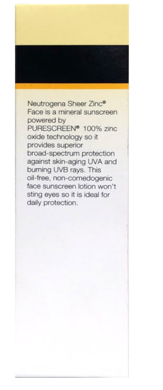 PROTECTOR SOLAR NEUTROGENA SHEER ZINC SPF50