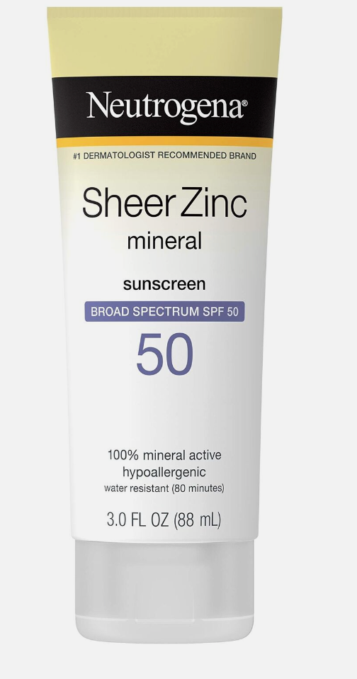 PROTECTOR SOLAR NEUTROGENA SHEER ZINC SPF50