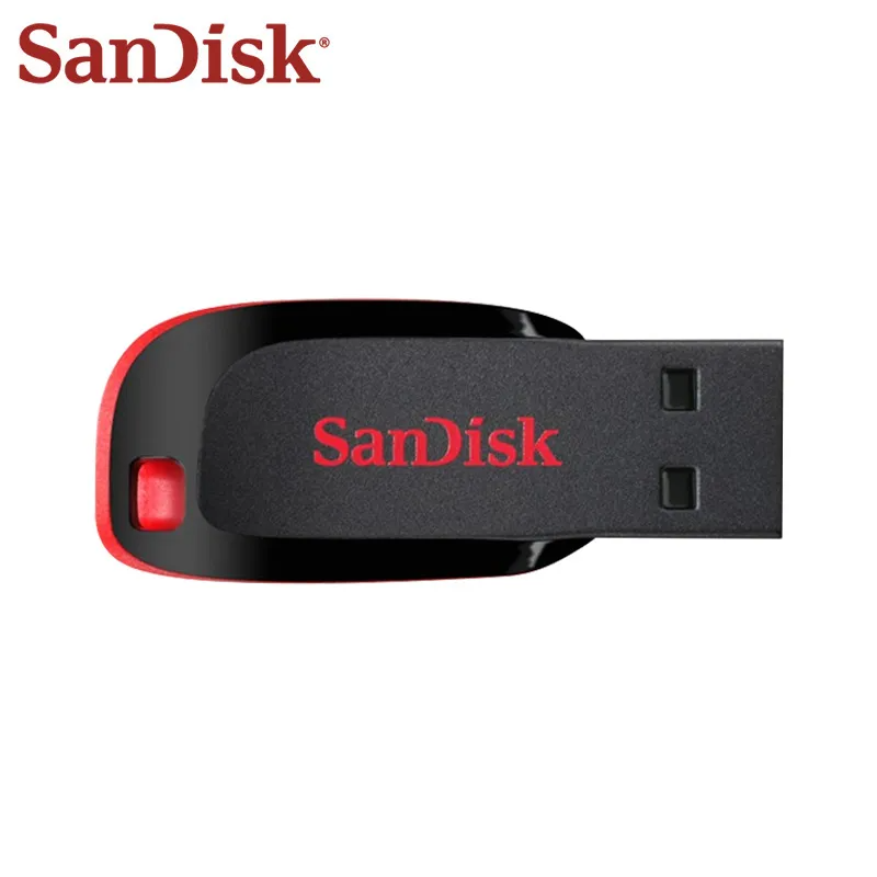 SanDisk Cruzer Blade USB Flash Drive USB 2.0 CZ50 Pen Drive 64GB