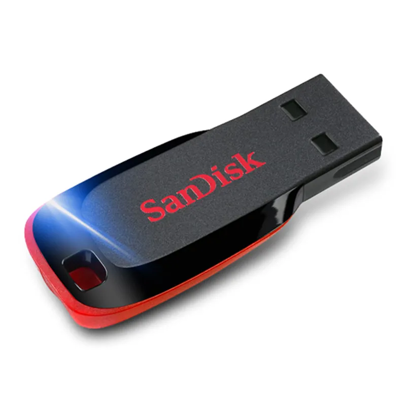 SanDisk Cruzer Blade USB Flash Drive USB 2.0 CZ50 Pen Drive 64GB