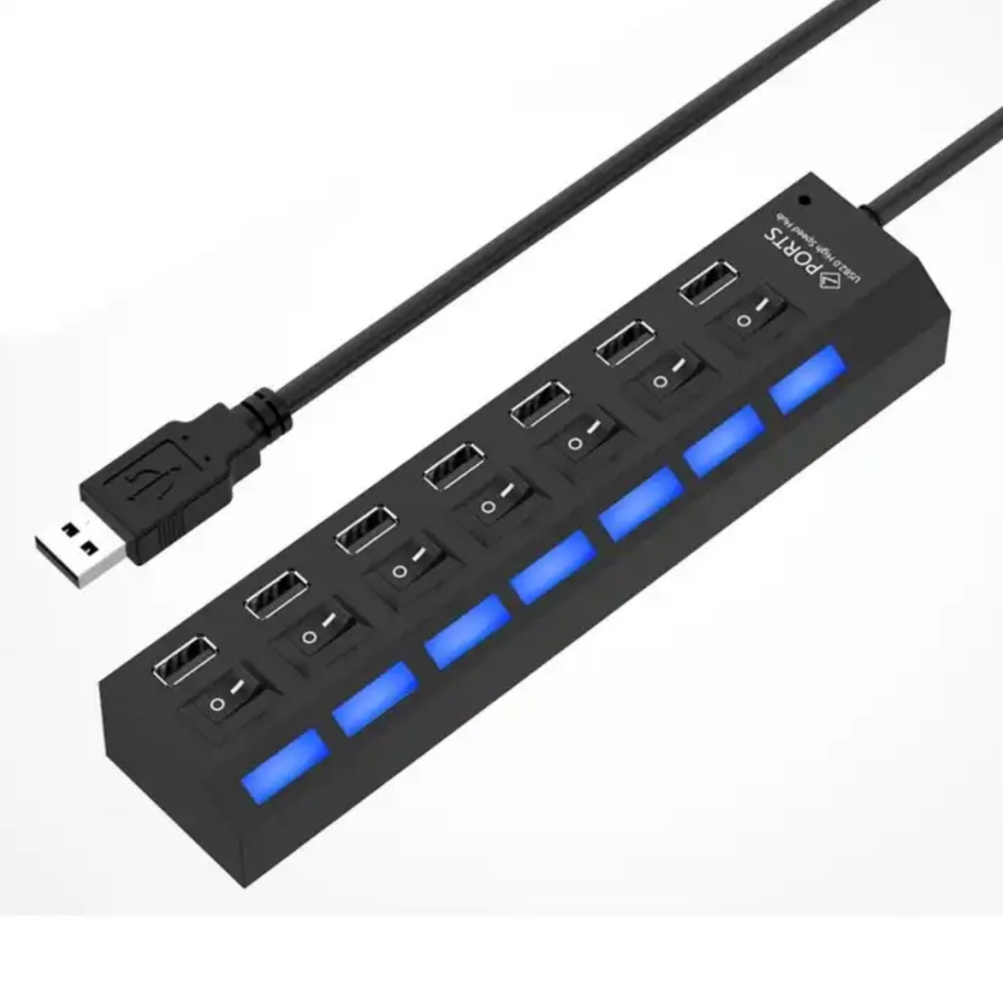 Cable adaptador USB2.0 Hub de 4 puertos